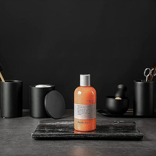 Anthony Facial Scrub, 8 Fl Oz, Contains Aloe Vera, Sand, Algae, Chamomile, Vitamin C, Soothes, Protects, Refreshes and Removes Dead Skin Cells (2 pack)