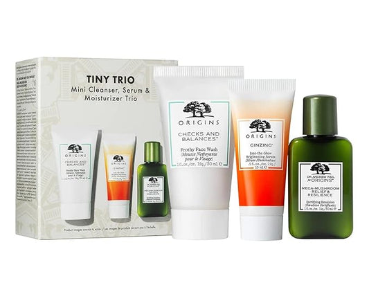 Origins Tiny Trio Mini Cleanser, Serum & Moisturizer Set