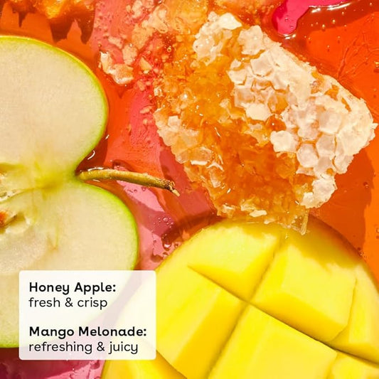 eos Natural Shea Lip Balm, Honey Apple & Mango Melonade, All-Day Moisture, Lip Care Products, 0.14 oz, 2-Pack