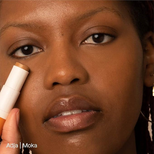 ATTITUDE Oceanly Light Coverage Under Eye Concealer Stick, Titanium Dioxide-Free, EWG Verified, Plastic-Free, Vegan & Cruelty-free Makeup, Moka, 0.2 Ounces