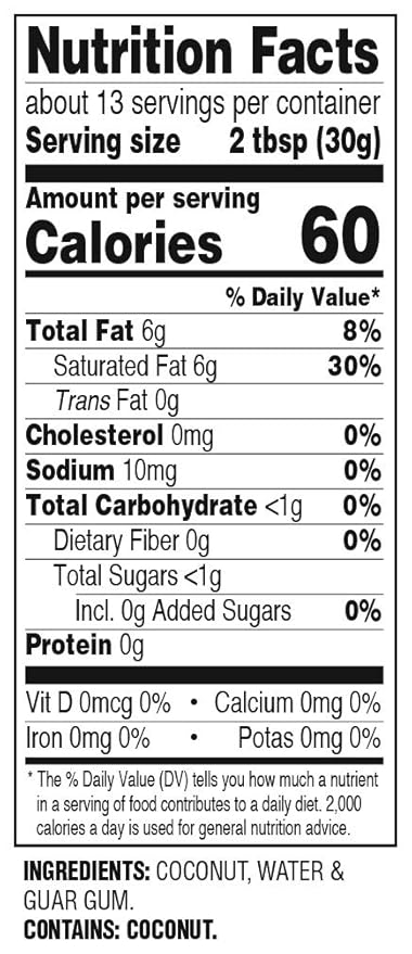 Thai Kitchen Unsweetened Coconut Cream, 13.66 fl oz (Pack of 6)