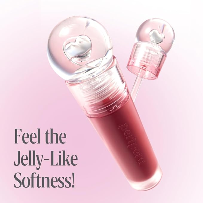Peripera Ink Jellable Tint, Lip Stain, Korean Lip Tint, High Pigment Color, Longwear, Weightless, Moisutizing, Hydrating (04 DANCE WITH WARM, One Size)