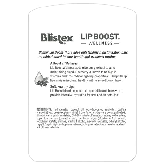 Blistex Lip Boost Wellness Intensive Hydration Elderberry Moisturizer