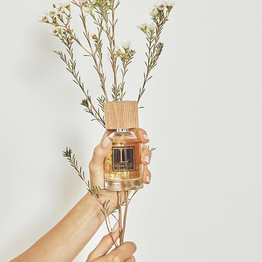 L for Unisex - Perfume for Women & Men - Long Lasting Cologne from Italy - Woody Musk Fragrance with Pink Pepper, Sandalwood, Oud, Vanilla Notes - Eau de Parfum - 3.4 oz EDP Spray