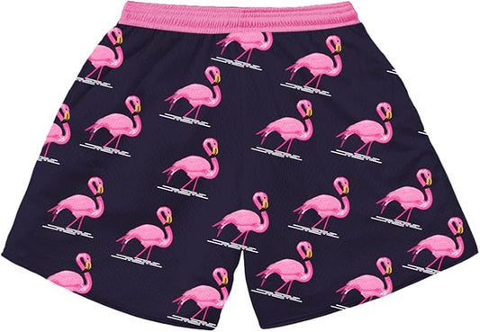 Fashion Funny Animal Printing Swim Trunks 5 inch Inseam Quick Dry Active Board Shorts for Men