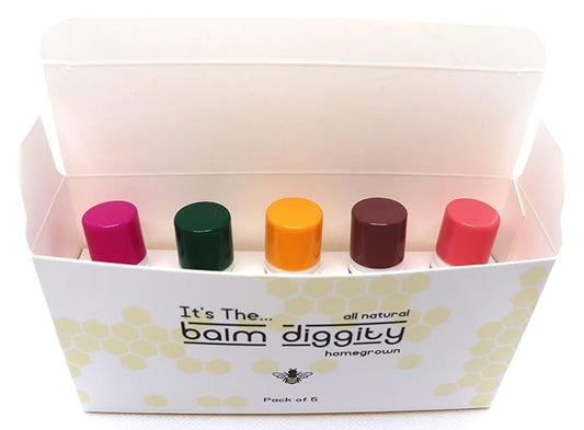 It's The Balm Diggity Beeswax All Natural, Moisturizing, And Nourishing Lip Balm, Made With Only 5 Ingredients, 1 tube, 0.15 ounces (5-PACK)