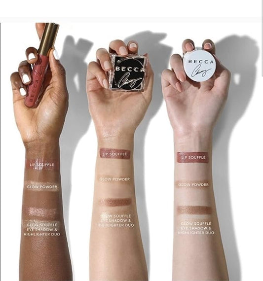 Becca x Chrissy Teigen Cravings Glow Recipe Face Makeup Kit 4 Pc Set