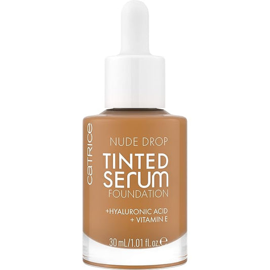 Catrice | Nude Drop Tinted Serum Foundation | Lightweight, Hydrating, Buildable Coverage | Enriched with Hyaluronic Acid & Vitamin E | Vegan & Cruelty Free (080W)