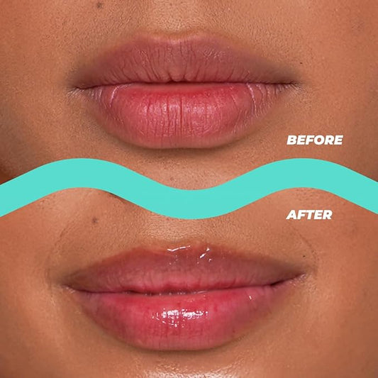 Vitamasques Lip Butter Balm - Sweet Mint, Korean Lip Balm - Peptide Lip Treatment - Lips Balm Hydrating - Light Tinted Lips balm - Made in Korea - 0.33 fl.oz