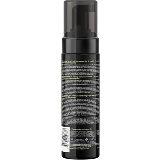 b.tan Dark Self Tanner Mousse | Get Tanned - Best, 1 Hour Express Sunless Tanning Foam, No Fake Tan Smell, Ultra Dark Bronzing Glow, Face & Body, Vegan, Cruelty Free, 6.7 Fl Oz