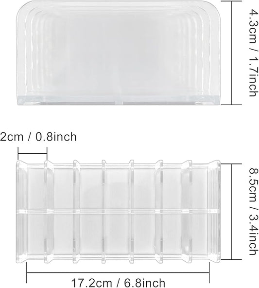 Makeup Organizer, Compact Makeup Palette Organize, for Bathroom Countertops, Vanities, Cabinets, Sleek Modern Cosmetics Storage Solution for - Eyeshadow Palettes, Contour Kits, Blush