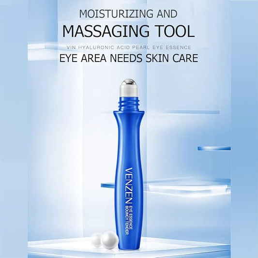 VENZEN Advanced Elastic Delicate Pearl Eye Essence Eyes Blooming Moving Smooth Moisturizing Massaging Tool