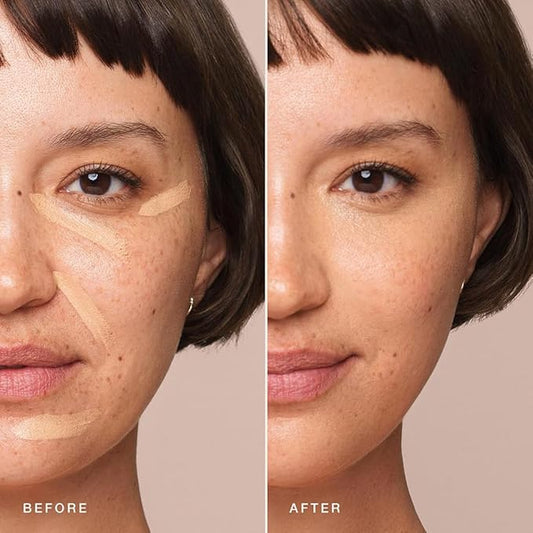 Jouer Essential High Coverage Concealer Pen - Under Eye Concealer for Dark Circles - Brightening Makeup for Eye Circles - Color Corrector Eye Primer with Hyaluronic Acid and Vitamin E