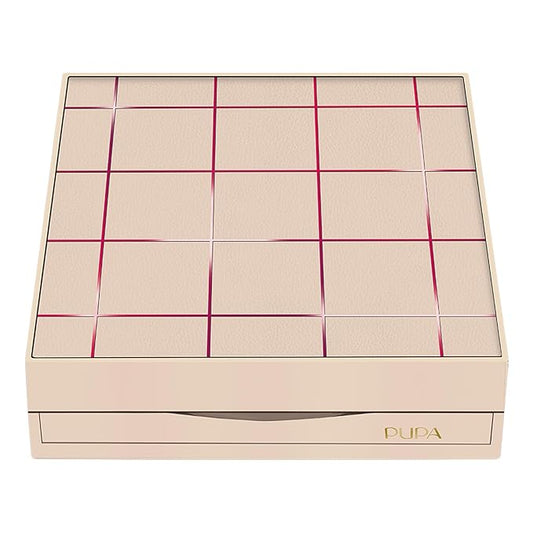 Pupa Milano Pupart M Makeup Palette, 001 Nude, 0.6 oz - Makeup Kit - Blush - Concealer - Highlighter - Eyeshadow - Lip Gloss - Lip Cream - Face Makeup