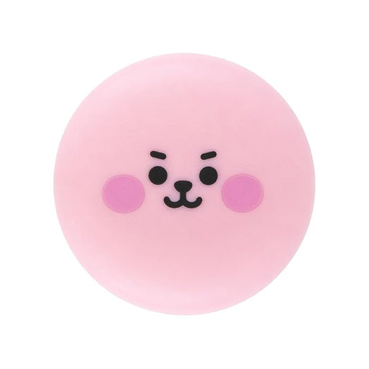 The Crème Shop | BT21 Baby - COOKY Macaron Lip Balm - White Peach (Pink Tinted)