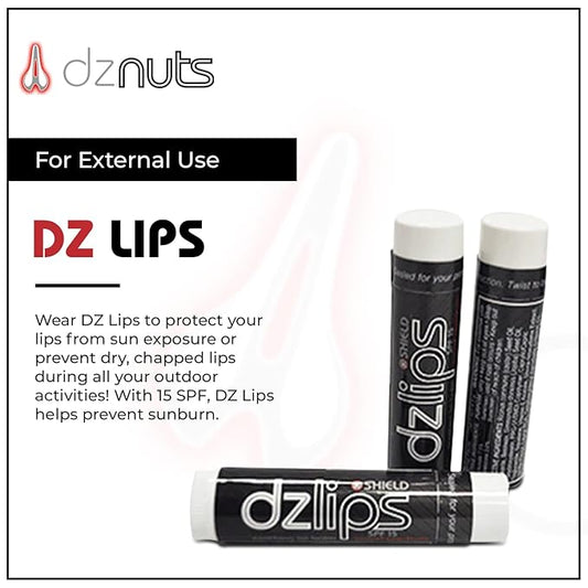 dznuts DZ Lips Care - Lip Repair, Protectant, Moisturizing Balm, 1 Pack