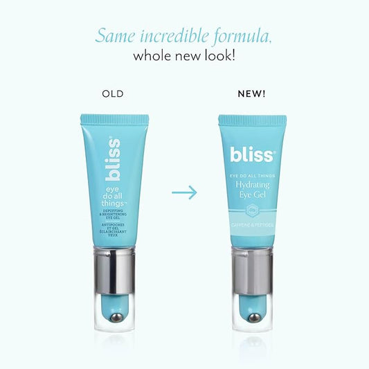 bliss Eye Do All Things Hydrating Eye Gel Depuff & Brighten Straight-from-the-Spa Paraben Free, Cruelty Free 0.7 fl oz
