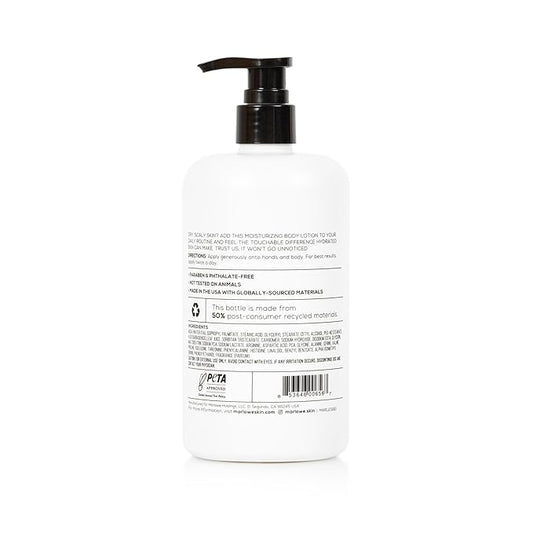 MARLOWE. No. 002 Body Lotion 16 oz Pump, Original, Revitalizing Dry Skin Lotion with Aloe Vera & Amino Acids, Hydrates & Nourishes, Sage & Fir Scent