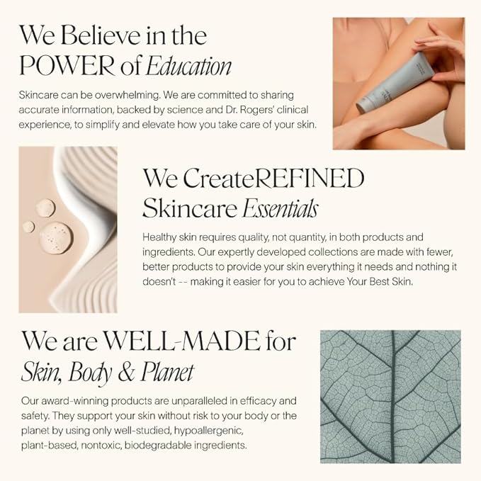 Doctor Rogers Lip Balm, Hydrating and Softening Lip Moisturizer For Very Dry Lips, Dermatologist-Created, Natural, & Hypoallergenic Moisturizing Lip Balms, 4.25g Tube, Pack of 3