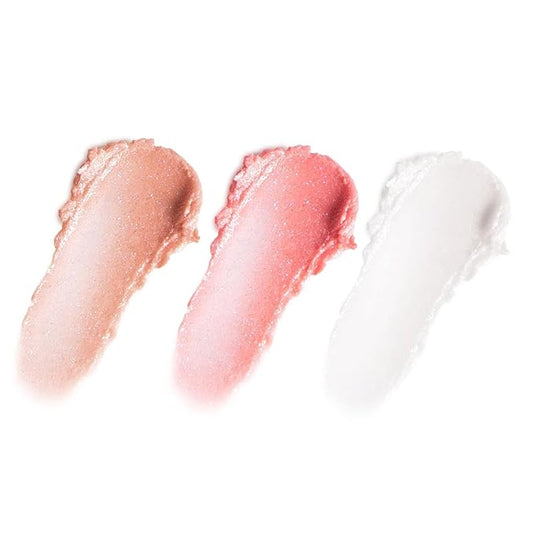 Petite 'n Pretty Full Size Glo$$ Lip Balm Trio Set - Makeup for Kids, Tweens, Teens- Hydrating, Lightweight Lip Gloss, Made in the USA (Shine Bright, Sell Out, Stocks and Bronze)