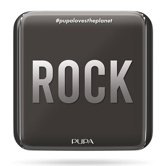 Pupa Milano Make-Up Palette S, 004 Black, 0.28 oz - 7 Pan Eyeshadow Palette and Blush Palette with Matte, Shimmer Finish - Blendable Velvety Texture - Compact Travel-Friendly - Talc-Free Eye Makeup