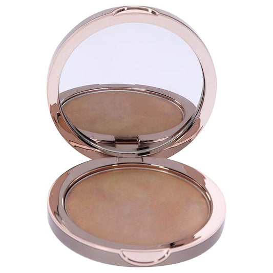 delilah - Pure Light Compact Illuminating Powder - Aura - Lightweight, Long Lasting, Loose Setting Powder Face Makeup For Brightening And Radiant Finish - Light Coverage - Vegan - Cruelty No-0.34 oz