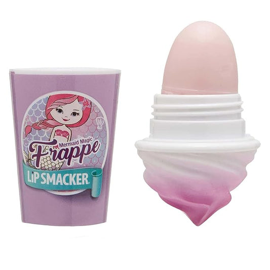 Lip Smacker Frappe Cup Balm to Prevent Chapped Lips, Mermaid Magic, 1 Tube, 0.26 Oz