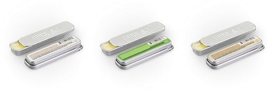 Hurraw! Coconut, Mint, Vanilla Lip Balm Slim Slider Tins, 3 Pack Bundle: Organic, Certified Vegan, Cruelty and Gluten Free. Non-GMO, All Natural Ingredients. Bee, Shea, Soy and Palm Free. Made in USA