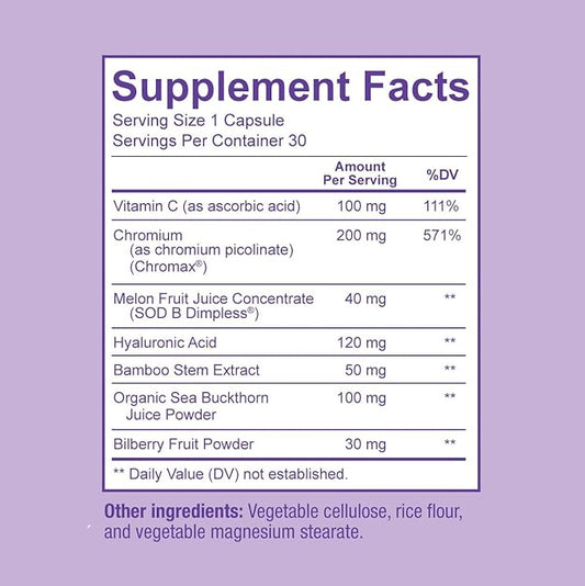 Premium Cellulite Supplement – Anti Cellulite Capsules For Women – Supports Skin Smoothing, Smooth Legs, Reduces Cellulite & Promotes Collagen Production – With Clinically Studied Melon SOD – 30 Count