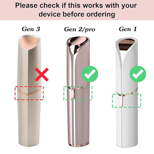 Replacement Heads for Flawless Facial Hair Remover Gen 2, Replacement Blades for Finishing Touch Flawless Hair Removal Generation 2