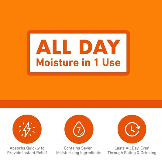 O'Keeffe's Unscented Lip Repair Lip Balm for Dry, Cracked Lips, Stick, (Pack of 5)