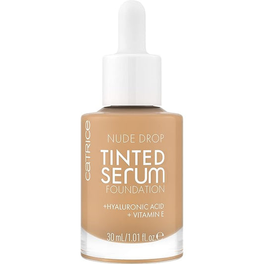 Catrice | Nude Drop Tinted Serum Foundation | Lightweight, Hydrating, Buildable Coverage | Enriched with Hyaluronic Acid & Vitamin E | Vegan & Cruelty Free (046N)