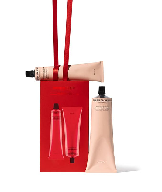 Grown Alchemist Hand and Body Intensive Kit. Intensive Hand Cream and Intensive Body Cream Duo Kit for Dry Skin Types.