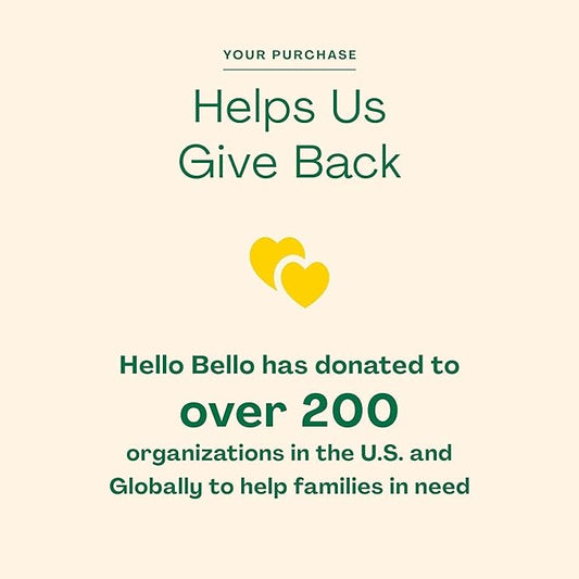 Hello Bello Mineral SPF 50 Face & Body Sunscreen Stick, Water Resistant and Reef Friendly Roll On Sun Protection, 1oz