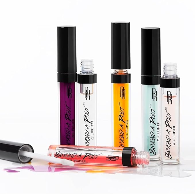 Black Radiance Beyond A Pout Oil Primer, I Dew, Mint Kisses