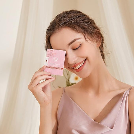 Oil Blotting Paper Sheets, 100 Counts, Natural Rose Facial Oil Absorbing Face Blotting Sheets - Take Only 1 Piece Each Time Design - No Waste and Easy to Carry in Pocket (Rosy - 1 Pack)