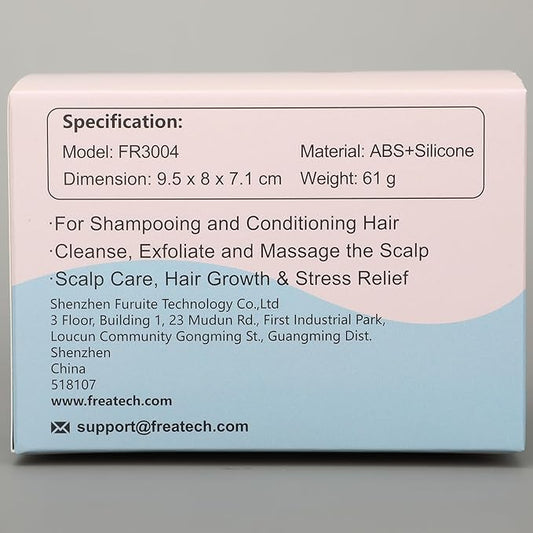 FREATECH 2-Pack Wheat Straw Hair Scalp Massager Shampoo Brush with Silicone Bristles for Hair Growth and Dandruff, Scalp Scrubber Head Exfoliator for Wet & Dry Use, Women Men Kids