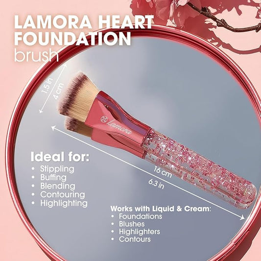 Blending Liquid Makeup Foundation Brush - Kabuki Contour Brush, Face Buffing Brush With Pro Quality Synthetic Dense Bristles For Stippling Mineral Cream, Powder, Blush