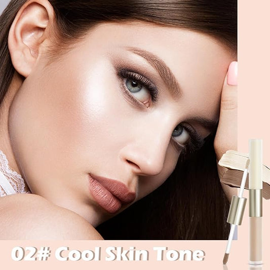 Boobeen Liquid Highlighter Contour Makeup, Face Highlighter Bronzer Stick, Silky Smooth Cream Face Illuminator Makeup Pen for Face & Body, Create a Natural Matte Finish, Lightweight, Long Lasting