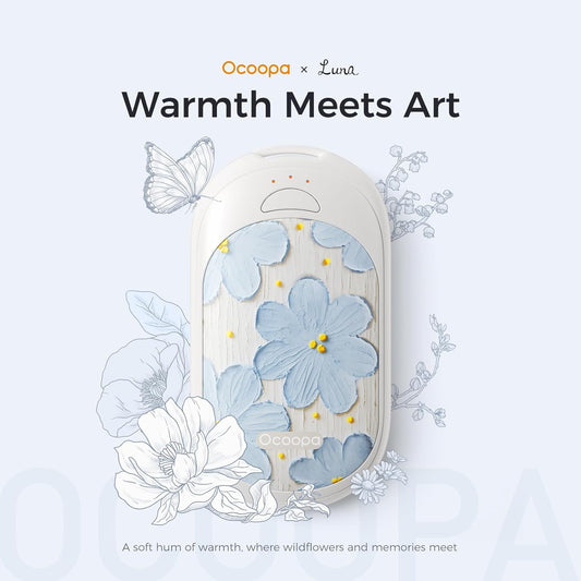 OCOOPA Magnetic Rechargeable Hand Warmers 2 Pack, Ultrathin Electric Handwarmers, Portable Pocket-Sized Heater, for Men, Women Purse Must Haves, Union UT3 Lite