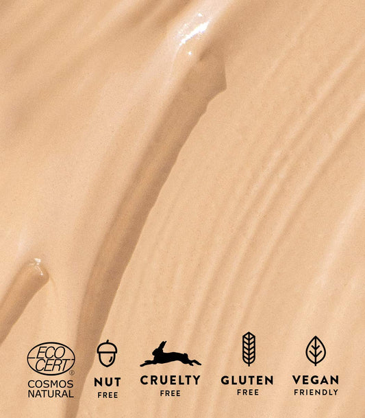 MÁDARA Organic Skincare | Luminous Perfecting Concealer 25 LATTE – 4ml, Dewy finish, With hyaluronic acid, Natural concealer for dark circles and blemishes, Vegan, COSMOS natural certified