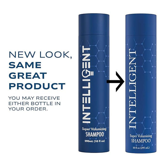 Intelligent Super Volumizing Hair Loss Shampoo - Strengthens Weakened Hair and Maximizes Volume | 10 fl oz (290 ml)
