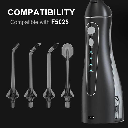 Replacement Tips for Nicwell Oralfree Water Flosser, Water Flosser Replacement Heads Oral Irrigator Jet Tip( 4 Tips Combo)