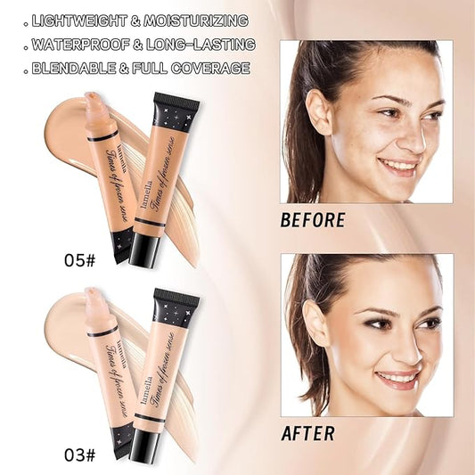 Makeup Kit For Girls Teens Women, Makeup Set, Makeup Present, Includes Eyeshadow Palette, Foundation, Eyebrow Pencil, Eyeliner, Lip Gloss, Counter Stick, Makeup Brush Set Bag & Sponge