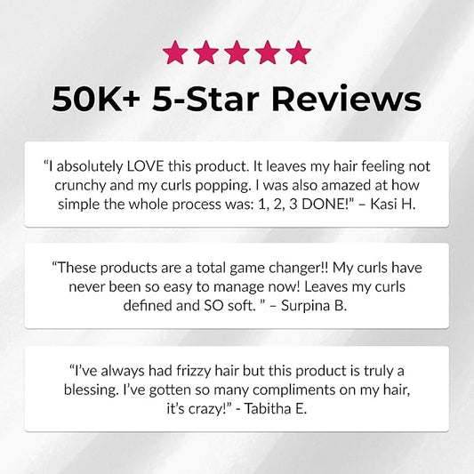 Love Ur Curls - Shampoo & Conditioner Set with All in One Curl Cream Styler for Kinky & Coily Hair, 3 Step System for Repair and Moisturizing