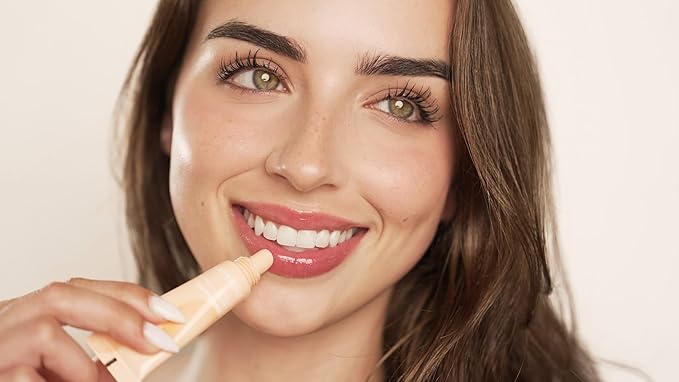 YUGLO Lip Sleeping Mask with Multi-Peptides | Peach Flavor | Hydrating & Plumping Lip Treatment for
Dry, Chapped Lips | Nourishes & Moisturizes | Overnight Lip Repair