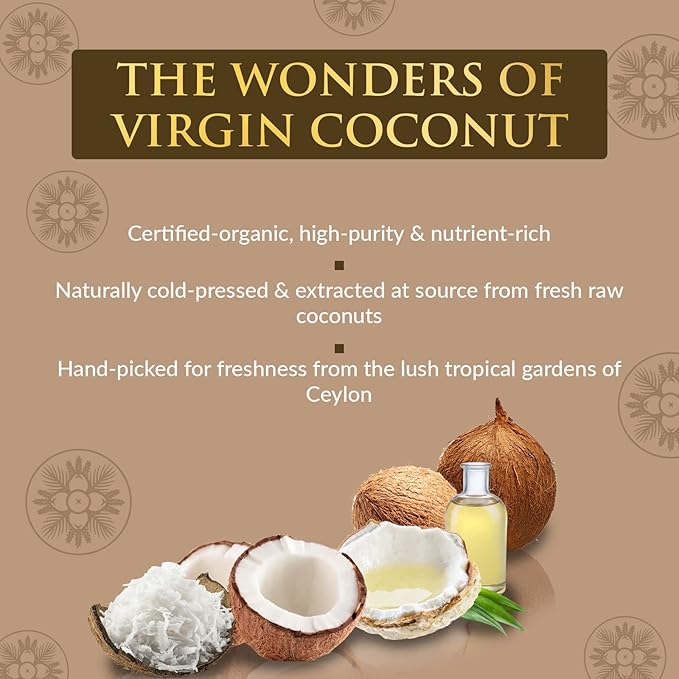 SPA CEYLON Virgin Coconut Gentle Hair Cleanser | Sulfate-Free | Gentle Shampoo | For All Hair Types | Daily Use