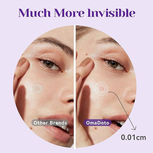 Overnight Pimple Patches for Face - Maximum Strength Hydrocolloid for Cystic Acne & Dark Spots (72 Count) - 10mm & 12mm Medicated Night Time Treatment