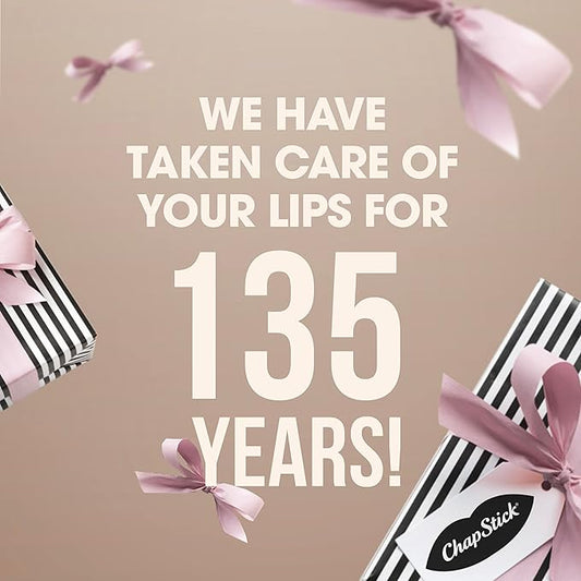 ChapStick Classic Cherry Lip Balm Tube, Flavored Lip Balm for Lip Care on Chafed, Chapped or Cracked Lips - 0.15 Oz