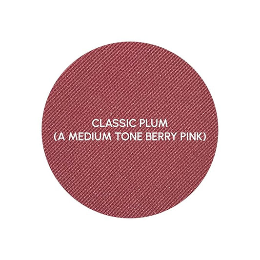 PRIMROSE POWDER BLUSH, Pressed Blush Face Makeup, Buildable Formula, Smooth Finish, Paraben Free, Made in the USA 0.11 oz. (Classic Plum)